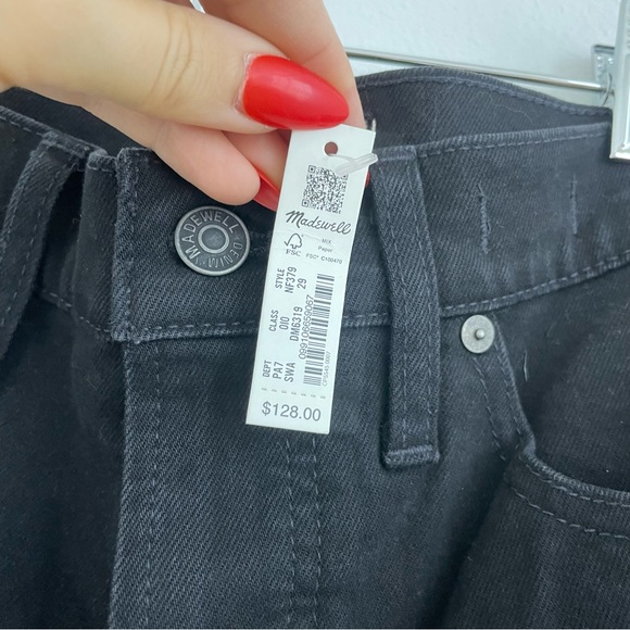 Madewell The Perfect Vintage Flare Black Jeans - Picture 5 of 10